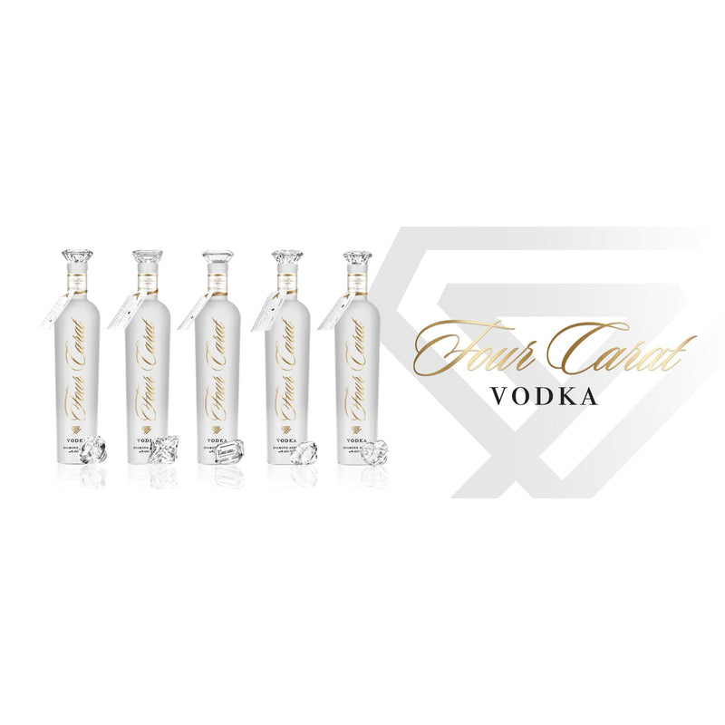 Load image into Gallery viewer, Four Carat Vodka Collectors Edition With Diamond Cut Closure (Full Set)
