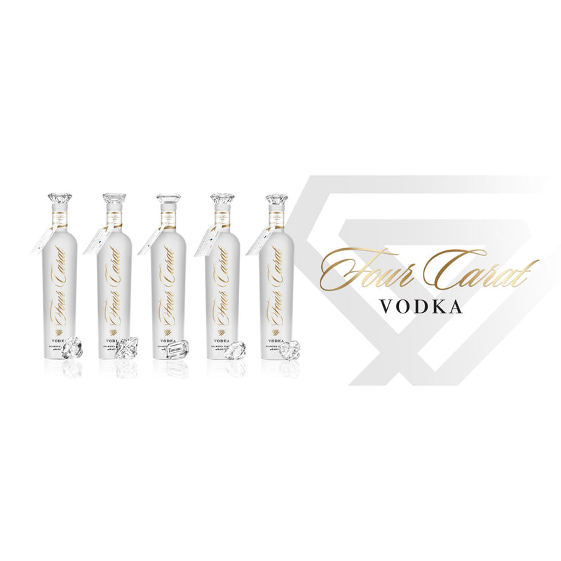 Load image into Gallery viewer, Four Carat Vodka Collectors Edition With Diamond Cut Closure
