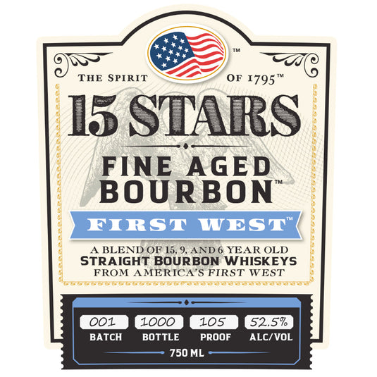 15 Stars First West Blended Bourbon