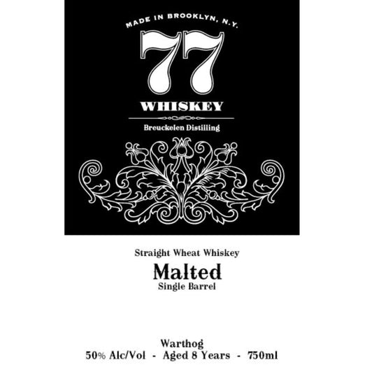 77 Whiskey Malted Straight Wheat