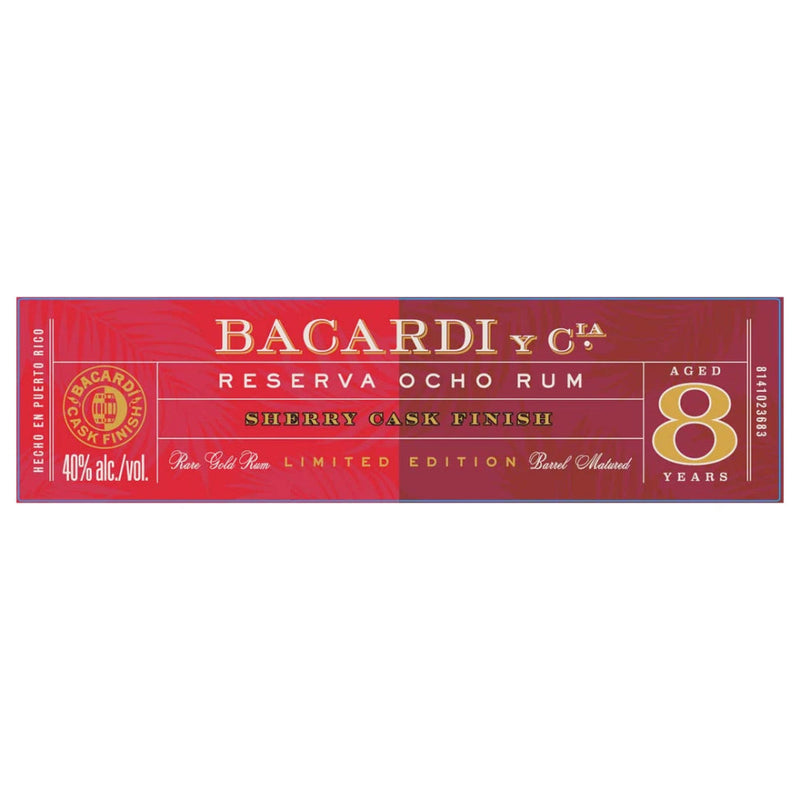 Load image into Gallery viewer, Bacardi Reserva Ocho Rum Sherry Cask Finish
