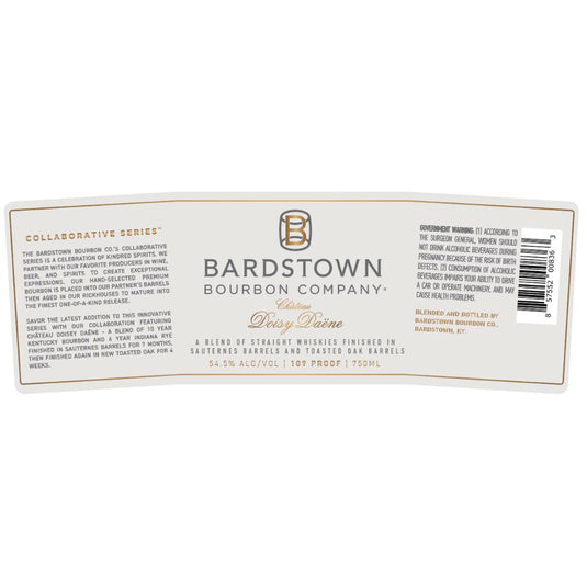 Bardstown Bourbon Collaborative Series Château Doisy Daëne