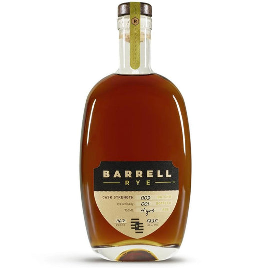 Barrell Rye Batch 003