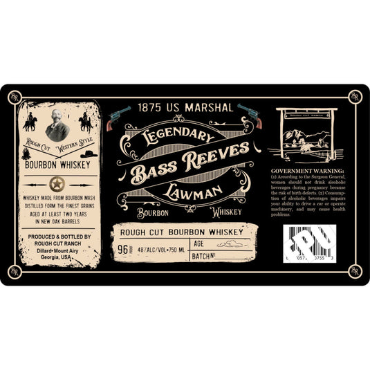 Bass Reeves Rough Cut Bourbon