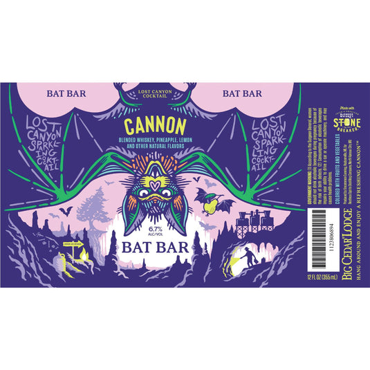Bat Bar Cannon Sparkling Cocktail
