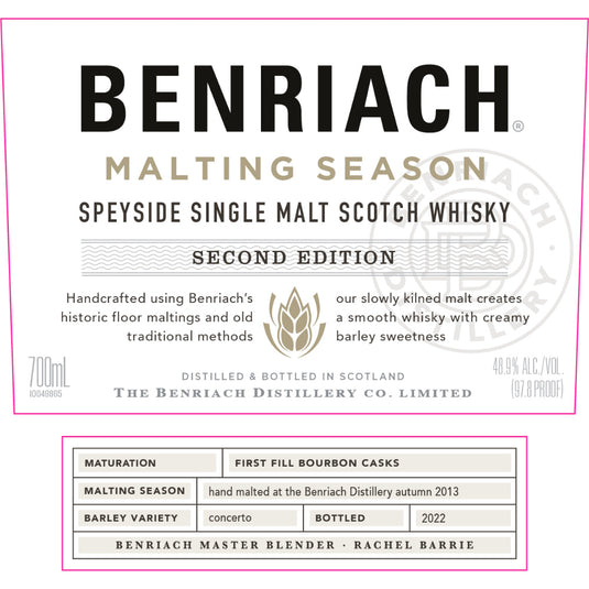 Benriach Malting Season Second Edition