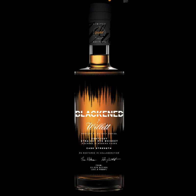 Load image into Gallery viewer, Blackened X Willet Cask Strength Rye Whiskey By Metallica
