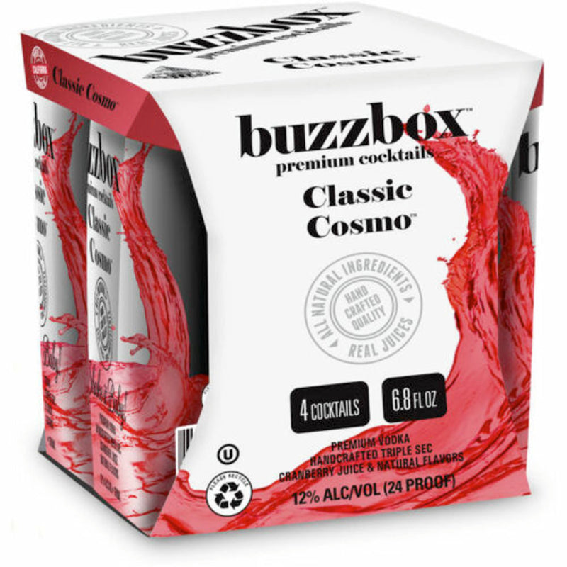 Load image into Gallery viewer, Buzzbox Classic Cosmo Cocktail 4PK
