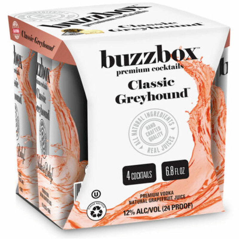 Load image into Gallery viewer, Buzzbox Classic Greyhound Cocktail 4PK
