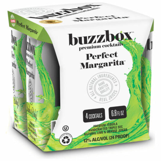Buzzbox Perfect Margarita Cocktail 4PK