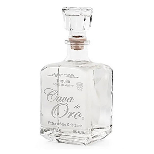 Cava de Oro Extra Anejo Cristalino Tequila Tequila Cava De Oro Tequila 