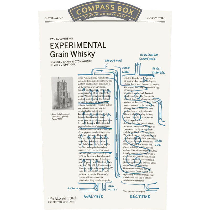 Load image into Gallery viewer, Compass Box Experimental Grain Whisky Limited Edition
