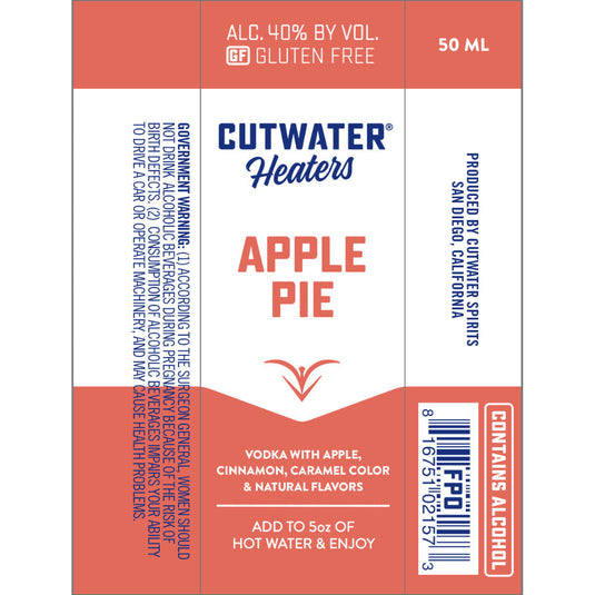 Cutwater Heaters Apple Pie