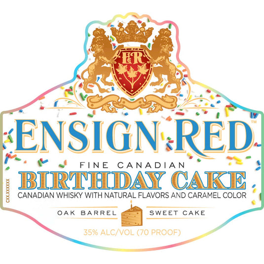 Ensign Red Birthday Cake Canadian Whisky