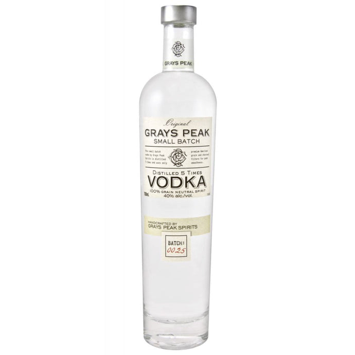 Grays Peak Vodka