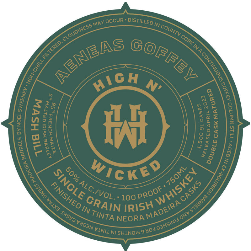 Load image into Gallery viewer, High N’ Wicked Aneas Coffey Irish Whiskey
