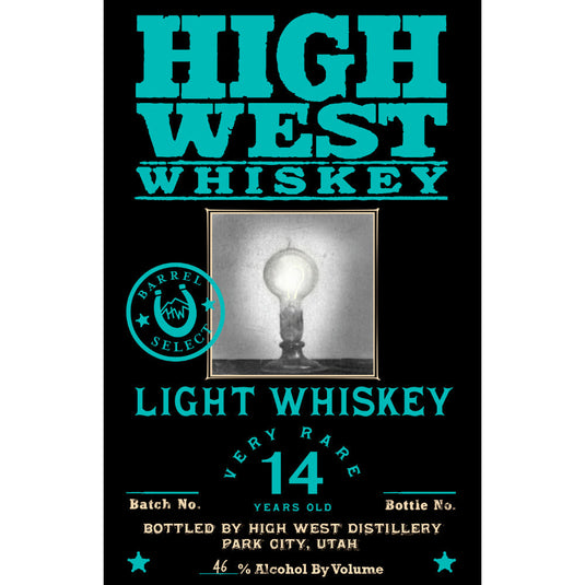High West 14 Year Old Barrel Select Light Whiskey