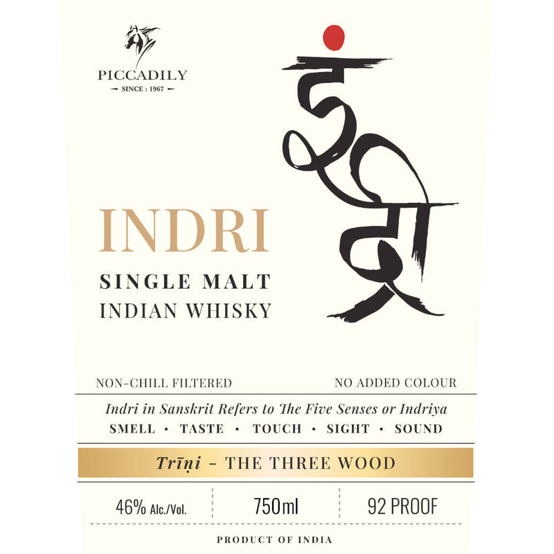 Load image into Gallery viewer, Indri Single Malt Indian Whisky Trīni
