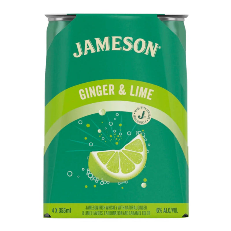 Load image into Gallery viewer, Jameson Ginger &amp; Lime Canned Cocktail 4pk
