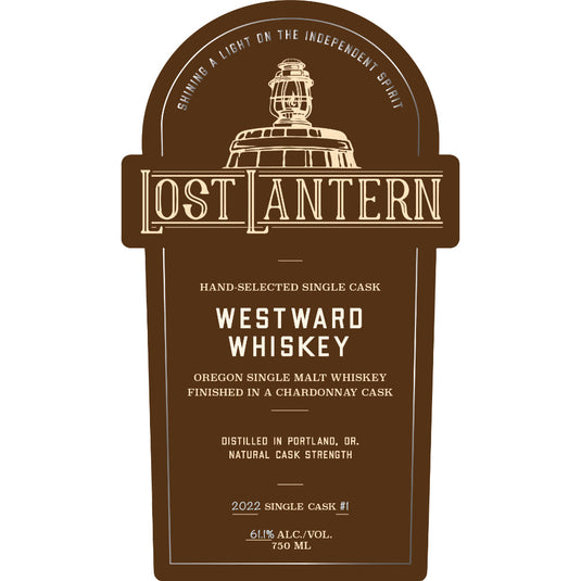 Lost Lantern Westward Whiskey Chardonnay Cask Finished