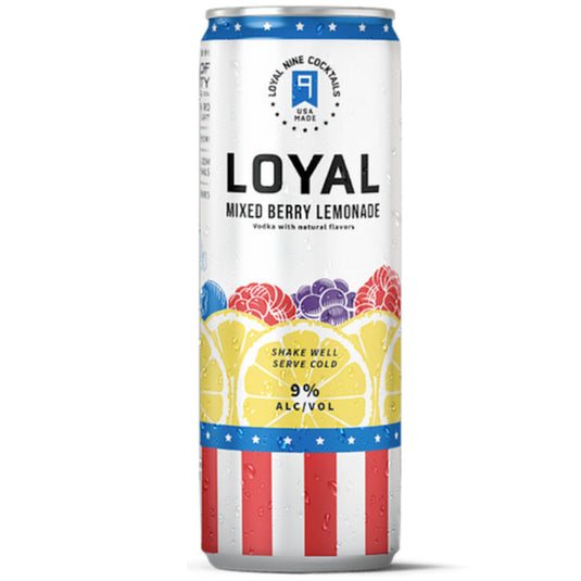 Loyal 9 Cocktails Mixed Berry Lemonade 4 Pack