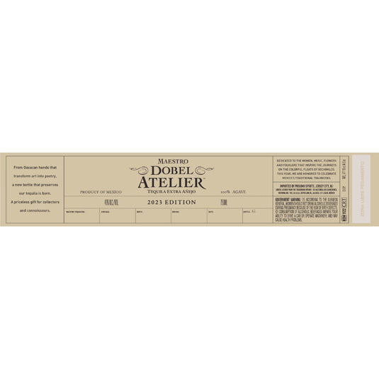 Maestro Dobel Atelier Extra Anejo 2023 Edition