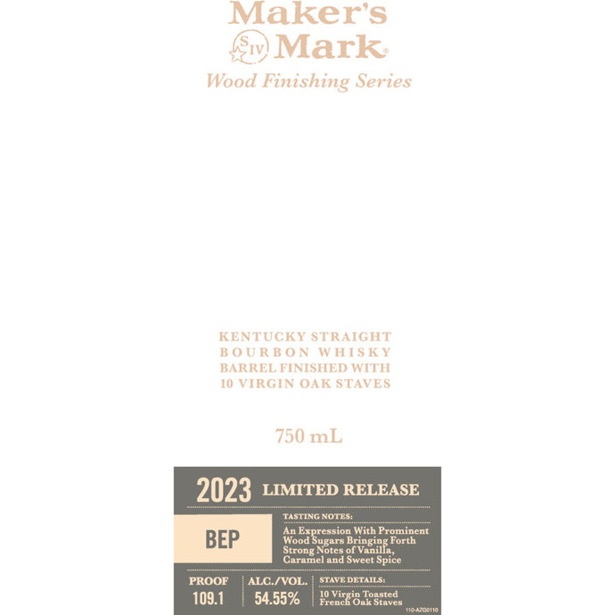 Maker's Mark Wood Finishing Series 2023 Limited Release: BEP