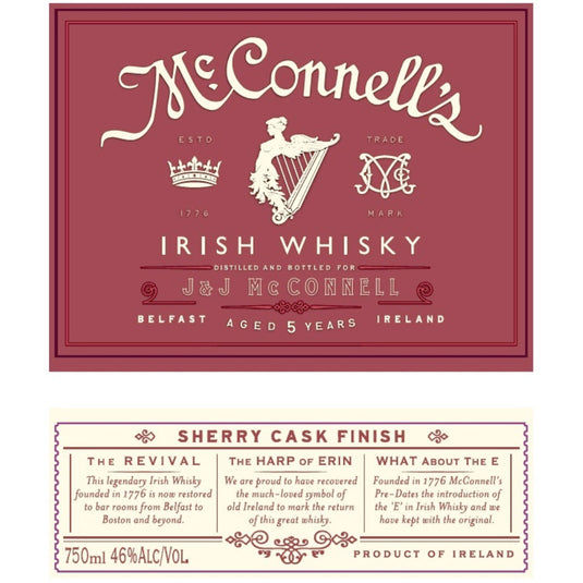McConnell’s Sherry Cask Finish Irish Whiskey