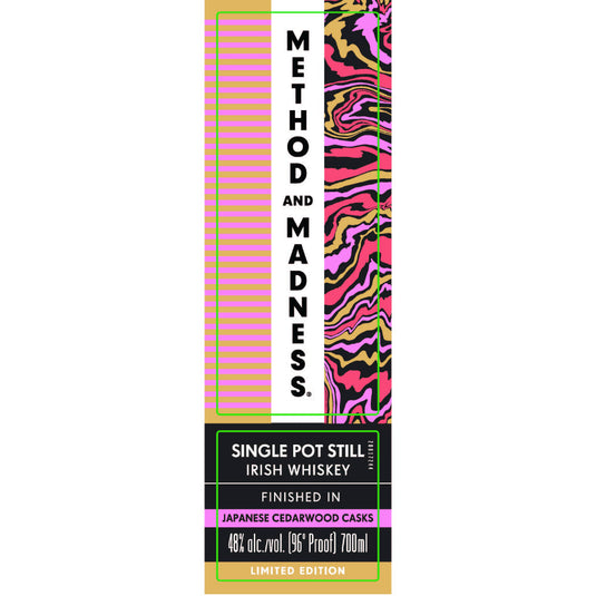 Method and Madness Single Pot Still Cedarwood Casks Limited Edition