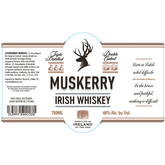 Muskerry Irish Whiskey