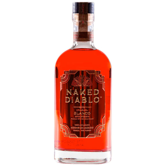 Naked Diablo Blanco Extra Strength Tequila with Carmine Color by Drew Brees