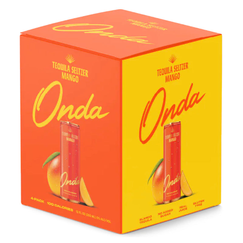 Load image into Gallery viewer, Onda Tequila Seltzer Mango 4 Pack
