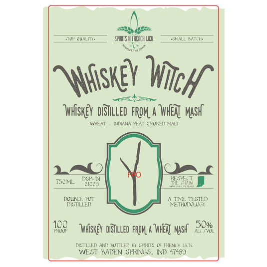 Spirits of French Lick Whiskey Witch