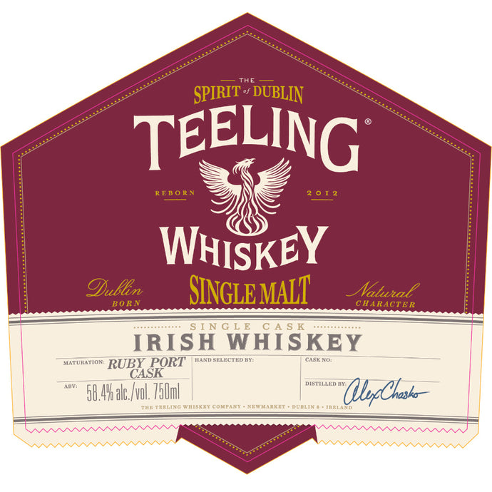 Teeling Single Malt Irish Whiskey Ruby Port Cask