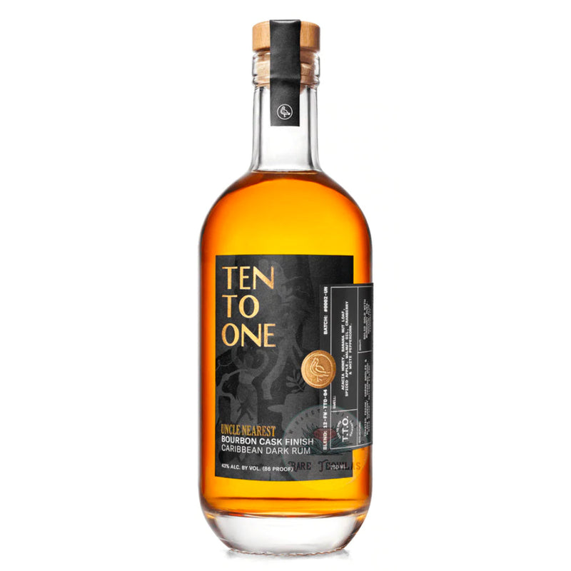 Load image into Gallery viewer, Ten To One Uncle Nearest Bourbon Cask Finish Dark Rum
