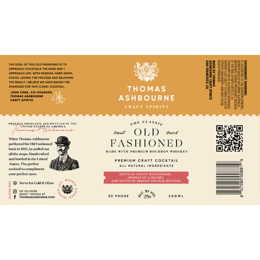 Thomas Ashbourne Old Fashioned by John Cena 4PK Cans