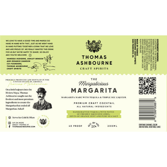 Thomas Ashbourne The Margalicious Margarita by Vanessa Hudgens 4PK Cans