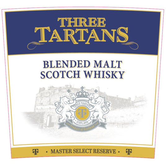 Three Tartans Master Select Reserve Blended Malt Scotch
