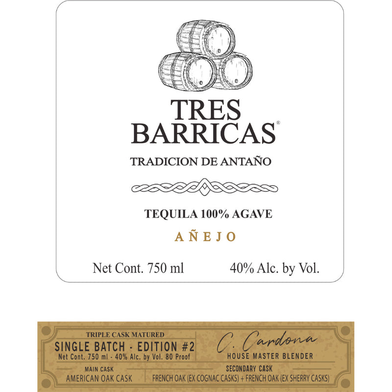 Load image into Gallery viewer, Tres Barricas Single Batch Anejo Edition #2
