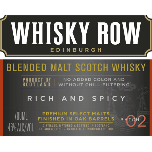 Whisky Row Rich and Spicy Batch 02