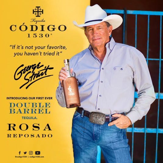 Codigo 1530 George Strait Double Barrel Rosa Reposado Tequila
