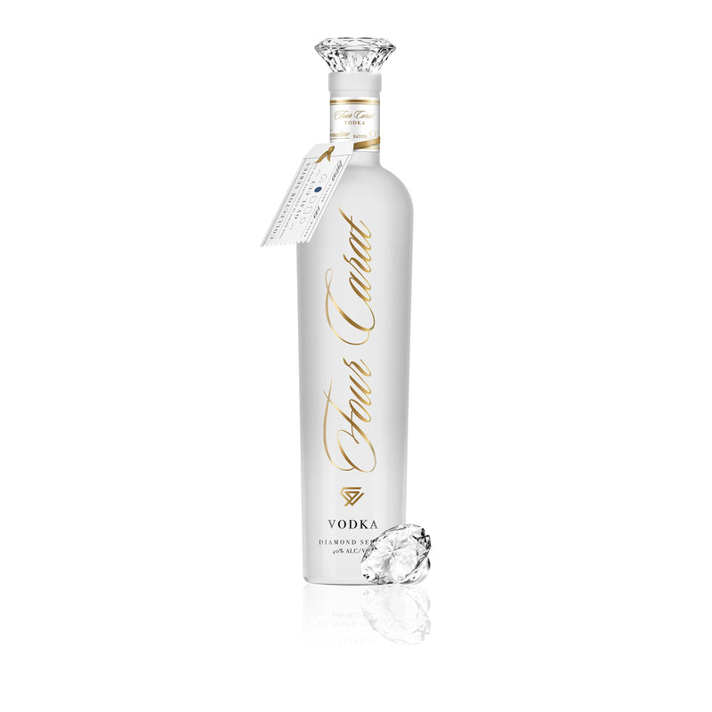 Load image into Gallery viewer, Four Carat Vodka Collectors Edition With Diamond Cut Closure
