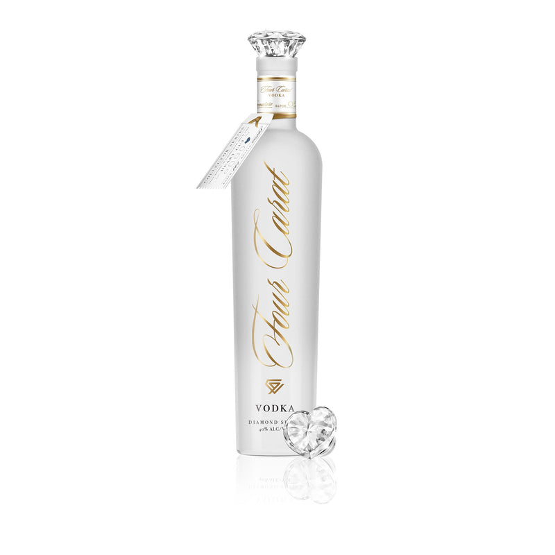 Load image into Gallery viewer, Four Carat Vodka Collectors Edition With Diamond Cut Closure
