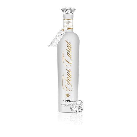 Four Carat Vodka Collectors Edition With Diamond Cut Closure