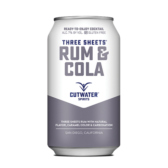 Buy Three Sheets Rum & Cola (4 Pack - 12 Ounce Cans) online from the best online liquor store in the USA.